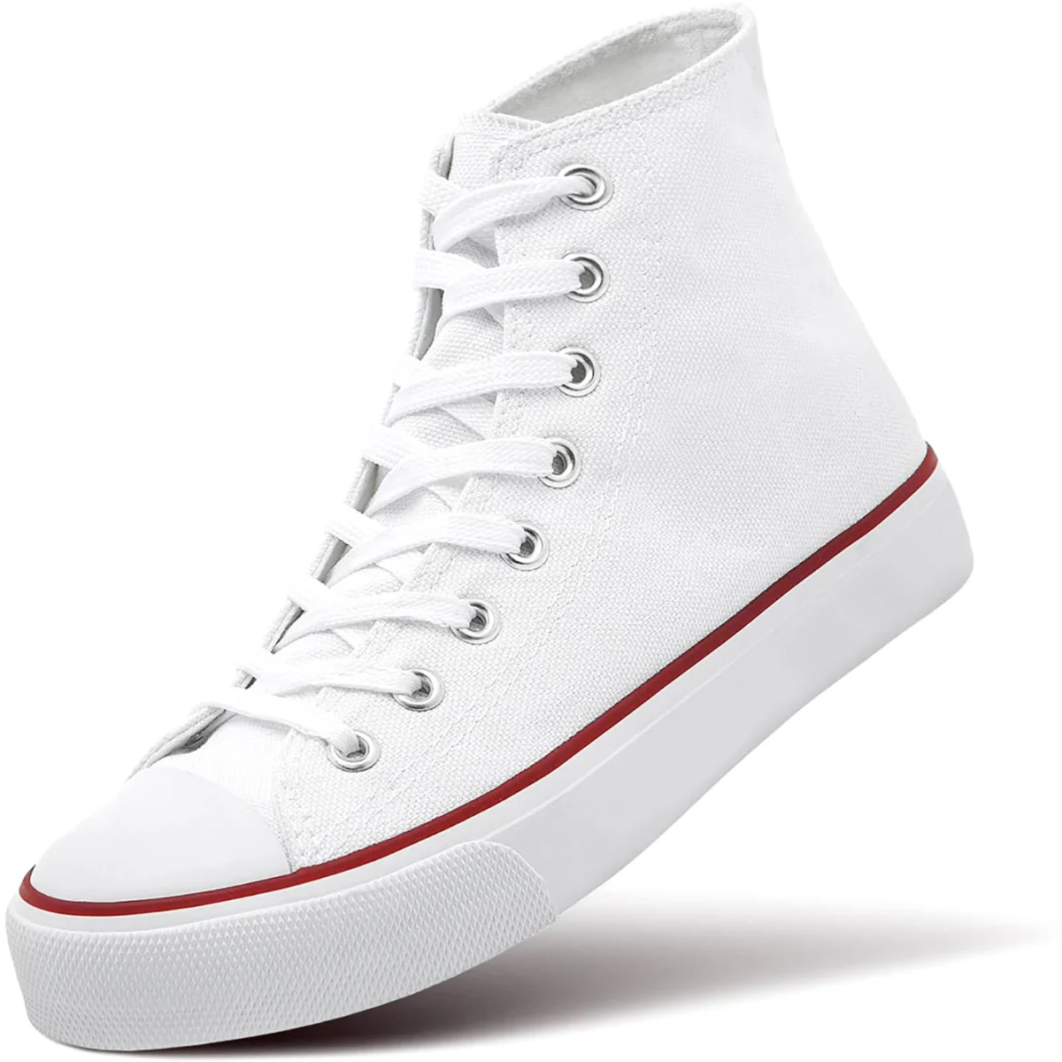 ZGR Classic High Top Canvas Sneaker in White