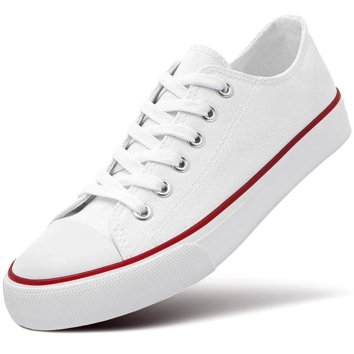 ZGR Classic Low Top Canvas Sneaker in White