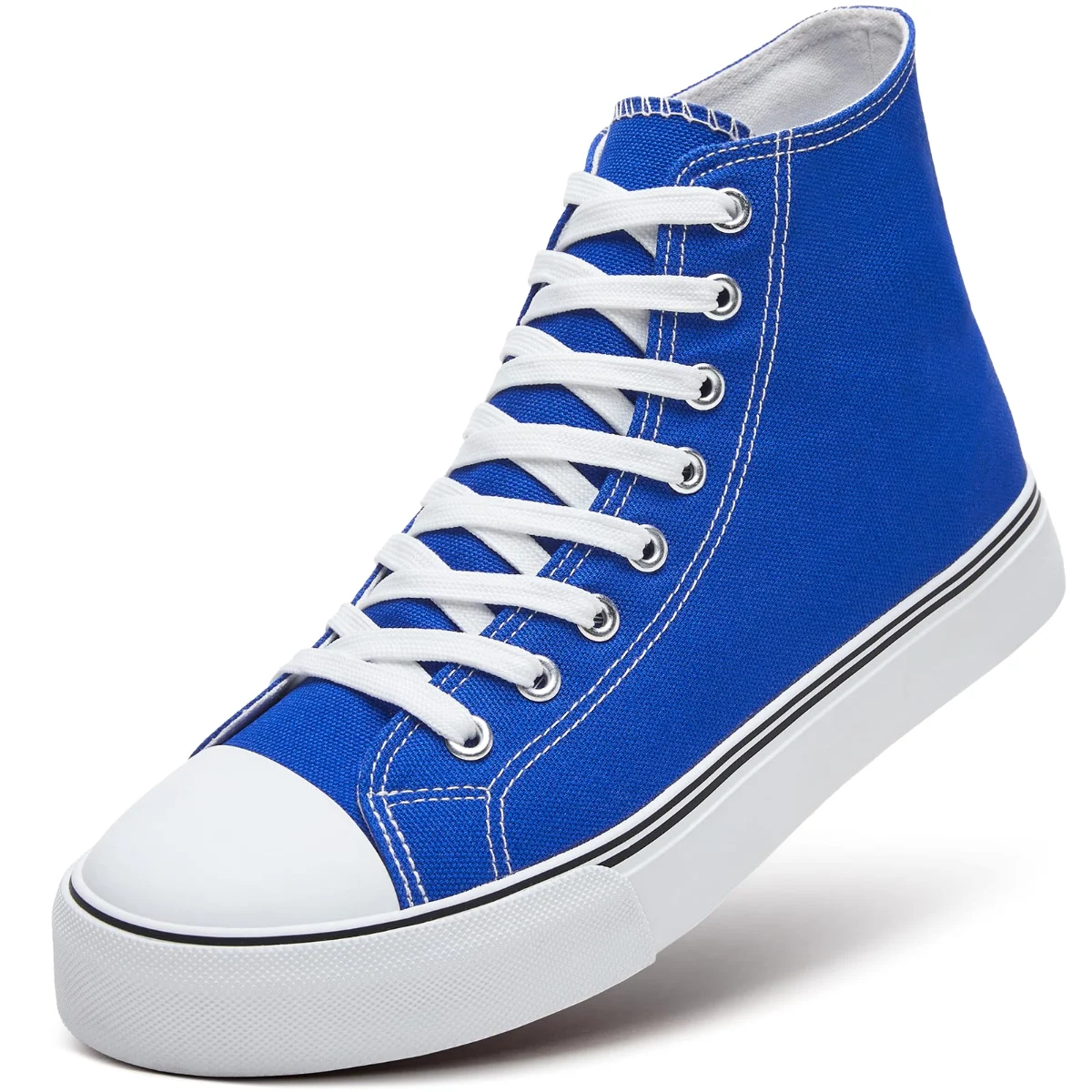 ZGR Men's High Top Canvas Sneaker in Blue
