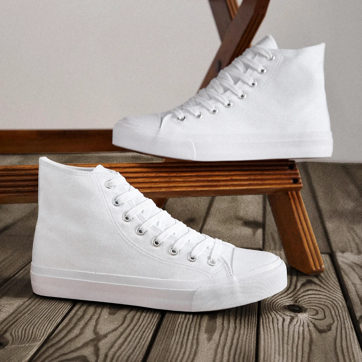 How to clean white canvas sneakers without ruining them